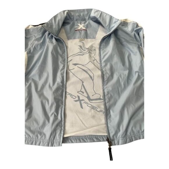 ZeroXposur Women’s XL Light Blue Full-Zip Windbreaker Jacket - Picture 4 of 12